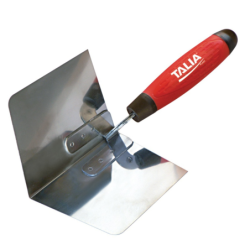 Truelle d'angle intérieur inox Taliaplast 120 x 97 x 97 mm