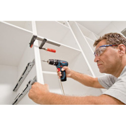 Perceuse Visseuse à Percussion Bosch GSB 12V-15 2 Batteries 12V 2,0Ah Chargeur et Sacoche
