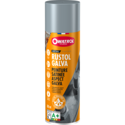 Peinture satinée effet galva RUSTOL aérosol de 300ml