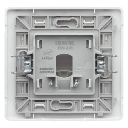 Sortie de câble DIAM2 monobloc couleur blanc