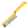 Brosse de soudage métallique Gys à 4 rangs en acier avec manche plastique