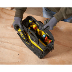 Sac porte outils Stanley 30x25x13 cm en toile renforcée