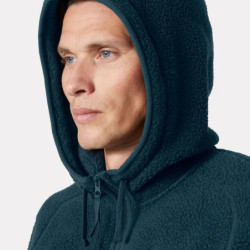 Veste polaire homme Heritage Pile zippée à capuche Navy