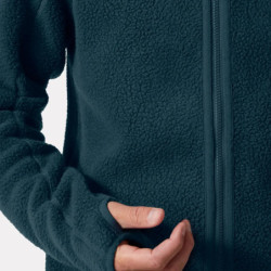 Veste polaire homme Heritage Pile zippée à capuche Navy