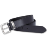 Ceinture cuir pleine fleur Jean Belt boucle simple ardillon Noir