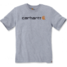 T-Shirt homme Core avec logo Carhartt sur poitrine Gris Chiné