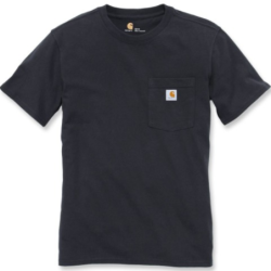 T-Shirt femme Pocket 100% coton avec poche poitrine Noir