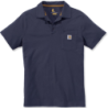 Polo homme Force manches courtes poche poitrine Bleu Marine