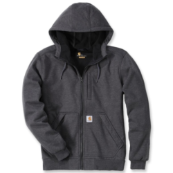 Sweat homme Wind Fighter à capuche zippé déperlant et anti-vent Gris Foncé