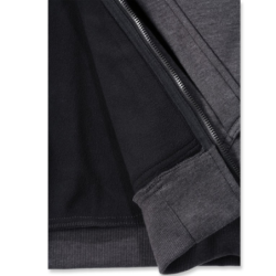 Sweat homme Wind Fighter à capuche zippé déperlant et anti-vent Gris Foncé