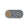 Câble acier galvanisé antigiratoire Levac 19 torons de 7 fils