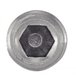 Vis sans tête six pans creux bout cuvette Inox A2 DIN 916 ISO 4029