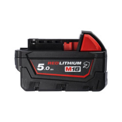 Batterie Résistante M18 B5 Milwaukee 18V 5.0 Ah Red lithium