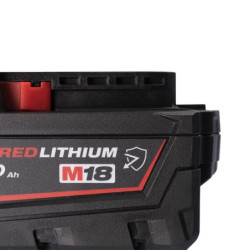 Batterie Résistante M18 B5 Milwaukee 18V 5.0 Ah Red lithium