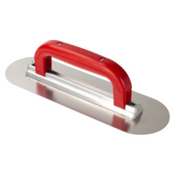 Platoir chapiste inox double arrondi 32 x 10cm