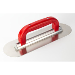 Platoir chapiste inox double arrondi 32 x 10cm