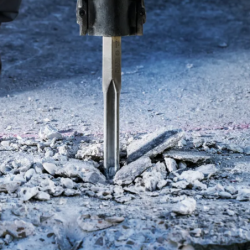 Burin pointu pour béton Bosch avec emmanchement hexagonal longueur 400mm