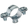 Collier de fixation simple tubes en acier et cuivre
