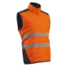 Gilet haute visibilité réversible Coverguard Yoru Ripstop imperméable anti-froid orange