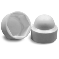 Cache écrou hexagonal en polyéthylène pour vis tête H