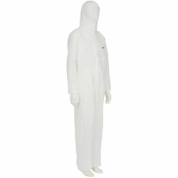 Combinaison blanche jetable 3M 4500 catégorie 1 respirabilité, non tissé polypropylène