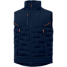 Gilet matelassé Gravity bleu marine et orange