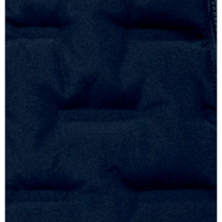 Gilet matelassé Gravity bleu marine et orange