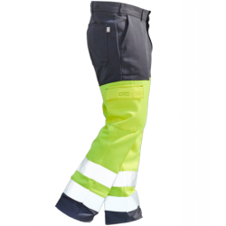 Pantalon haute visibilité Vision II - Gris et jaune fluo