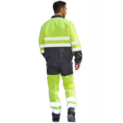 Pantalon haute visibilité Vision II - Gris et jaune fluo