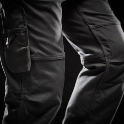 Pantalon de travail homme Oxford Work coupe Regular Noir