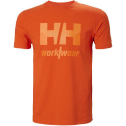 T-shirt logo Helly Hansen orange