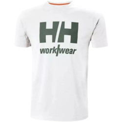 T-shirt logo Helly Hansen Blanc