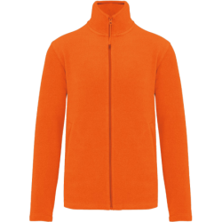 Veste micropolaire zippée Falco 2 poches zipées Orange
