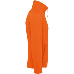 Veste micropolaire zippée Falco 2 poches zipées Orange