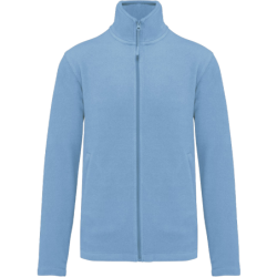 Veste micropolaire zippée Falco 2 poches zipées Sky Blue