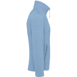 Veste micropolaire zippée Falco 2 poches zipées Sky Blue