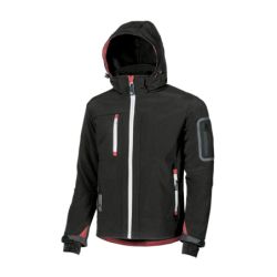 Veste softshell de travail Upower noir métropolis