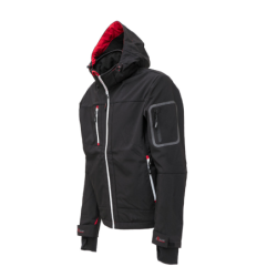 Veste softshell de travail Upower noir métropolis
