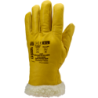 Gant fourré d'hiver cuir vachette pleine fleur Islande