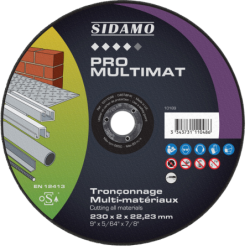 Disque à tronçonner Pro Multimat