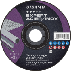Disque à tronçonner Expert Inox Acier