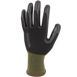 Gant nitrile support polyamide tricoté