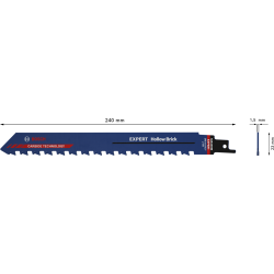 Lame de scie sabre Expert brique creuse S 1543 HM