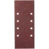 Patin corindon perforé 2 x 4 trous métaux et bois durs 93 x 230 mm Lot de 10
