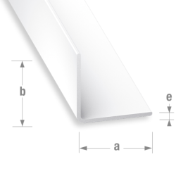 Cornière d'angle PVC blanche