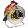 Enrouleur électrique Brennenstuhl Silver Jardi 4 prises 16A 230V H05VV-F 3G1.5