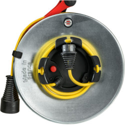 Enrouleur électrique Brennenstuhl Silver Jardi 4 prises 16A 230V H05VV-F 3G1.5