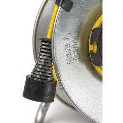 Enrouleur électrique Brennenstuhl Silver Jardi 4 prises 16A 230V H05VV-F 3G1.5