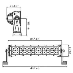 Barre d'éclairage LED éclairage combiné