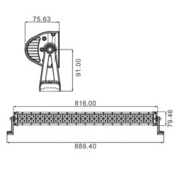 Barre d'éclairage LED éclairage combiné